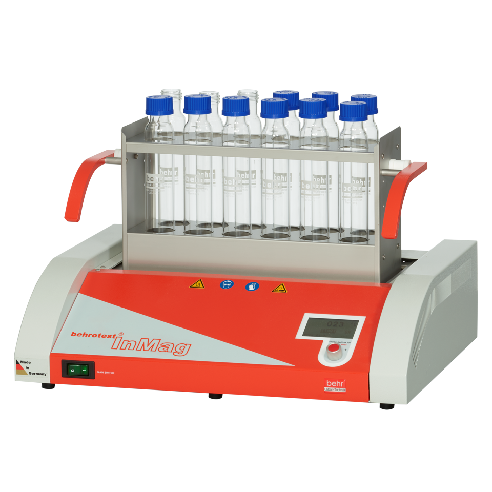 Equipos Behr para determinación de contenido de hidroxiprolina en carne y derivados