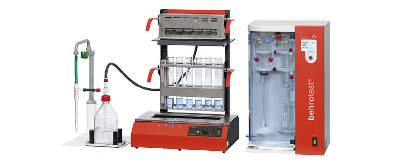 Estación de trabajo Kjeldahl básica ASB-IR de Behr