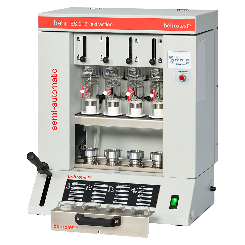 Equipo para proceso de extracción de Randall ofrecido por la marca alemana Behr